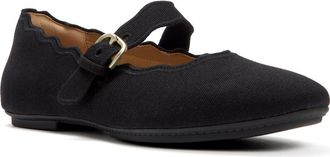 FitFlop Delicato Wave Edge Canvas Mary Janes in Black at Nordstrom, Size 8.5