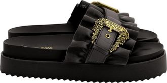 Versace Jeans Couture Beach Sandal - Dames - Sandalen - Zwart - 40 EU - Schoenen