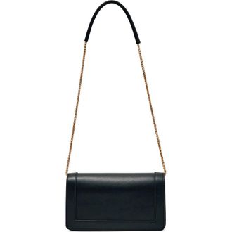 Reiss Talia Leather Shoulder Bag in Black at Nordstrom