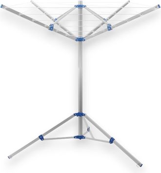 COSMA Tendedero De Aluminio De 4 Brazos Con Bolsa De Transporte Capacidad De Carga M&aacute;x. 25 Kg
