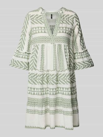 Vero Moda Figurumspielendes Tunikakleid aus reiner Baumwolle Modell DICTHE in Schilf, Gr&ouml;&szlig;e S