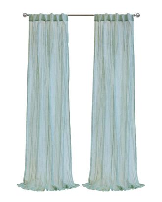 Habitat Paloma Sheer Dual Header 52X108 Curtain Panel