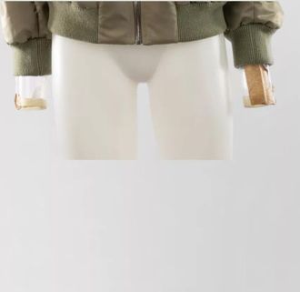 Bottega Veneta nylon satin padded bomber jacket