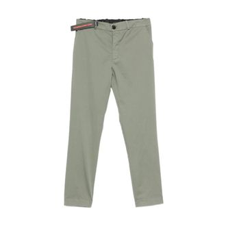 Roberto Ricci Design Straight Trousers, male, Green, Size: 2XL Straight Trousers