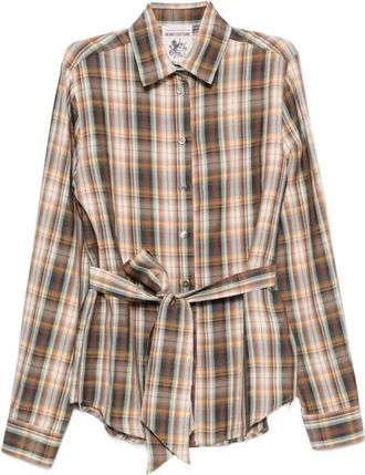 Semicouture Anne Shirt - Dames - Overhemden - Veelkleurig - S - Nylon - Overhemden