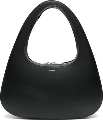 Coperni Zwarte Leren Top Handvat Tas - Dames - Handtassen - Zwart - ONE Size - Leer - Tassen