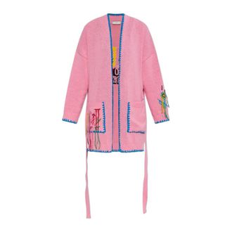 Akep Cardigans, female, Pink, Size: XS Belted Cardigan