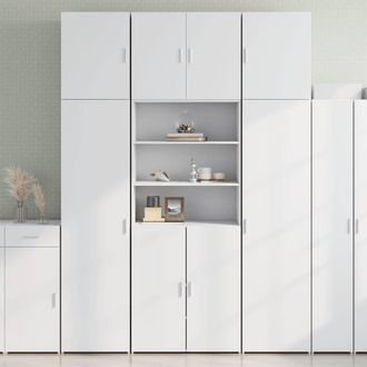 Berkfield Home Highboard White 80x42.5x249 cm Engineered Wood