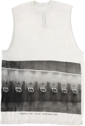 Rick Owens Jumbo SL T - Heren - Tops zonder mouwen - Veelkleurig - S - Katoen - Tops