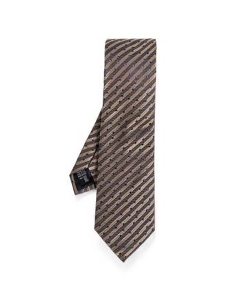 Giorgio Armani Tie Fancy Stripes Gm000800.Te22434 F6020