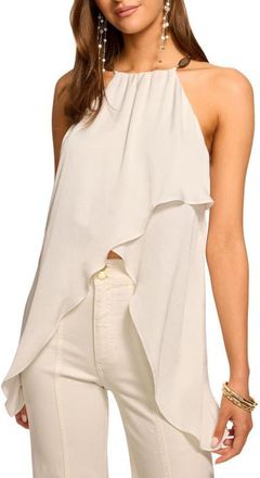 Ramy Brook Ayla Bead Detail Layered Top in Ivory at Nordstrom, Size Xx-Small
