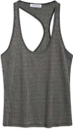 Anine Bing Kirsten Tanktop - Dames - Tops zonder mouwen - Grijs - M - Tops