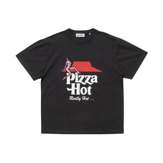 Carne Bollente T-Shirts, male, Black, Size: XL Pizza Hot T-Shirt