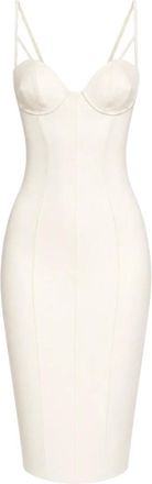 Elisabetta Franchi Partyjurk - Dames - Feestkleedjes - Wit - XL - Kleedjes