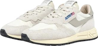 Autry Whirlwind Low Retro Sneaker - Dames - Sneakers - Beige - 47 EU - Leer - Schoenen