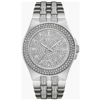 Bulova Crystal Mens Watch