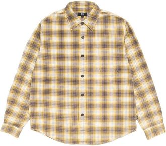 St&uuml;ssy Dax Printed Shirt Gold 1110402-GOLD