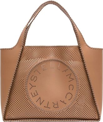 Stella McCartney Brown Logo Tote