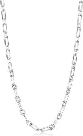 Lafonn Charlene Chain Necklace in Silver at Nordstrom, Size 20