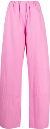 Paris Georgia Cocoon parachute wide-leg trousers - women - Cotton/Nylon - L - Pink