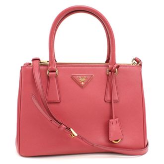 Prada Pink Leather Tote Bag (Pre-Owned)