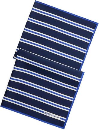 Polo Ralph Lauren Zijden Vierkante Sjaal - Heren - Zijden sjaals - Blauw - ONE Size - Accessoires