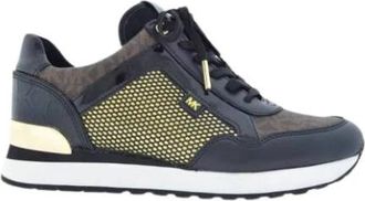 Michael Kors Dames Maddy Zwarte Sneakers - Dames - Sneakers - Zwart - 36 EU - Schoenen