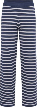 Saint Tropez Mila SZ Gestreepte Broek - Dames - Wijde Broeken - Veelkleurig - XL - Broeken