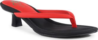 BC Footwear Riptide Kitten Heel Sandal in Red at Nordstrom, Size 9.5