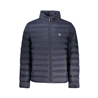 Calvin Klein Winter Jackets, male, Blue, Size: 2XL Long-sleeved Jacket