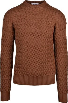 Alpha Studio Heren, Truien, Bruin, Maat: XL Wol