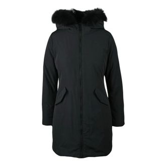 Bomboogie Giaccone Sfiancato Parka - Dames - Mantels - Zwart - Maat: S Katoen