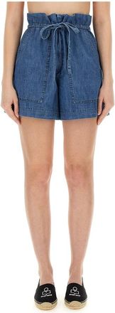 Isabel Marant Dames, Korte broeken, Blauw, Maat: M Denim