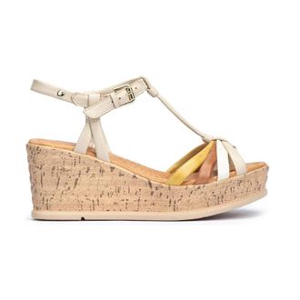 Pikolinos Miranda Wedge - Dames - Sleehakken - Veelkleurig - 41 EU - Leer - Schoenen