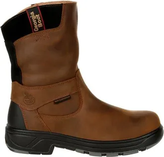 Georgia Boot Composite Toe Work Boots in Brown at Nordstrom, Size 10.5