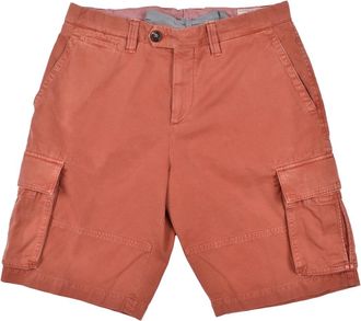 Brunello Cucinelli Korte Broeken, Heren, Oranje, XL, Mp 52Wl 0510 Bermuda Shorts