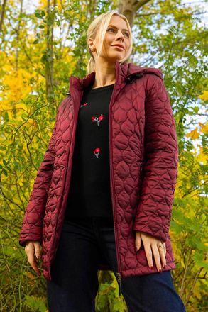 Roman Hooded Quilted Puffer Coat