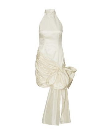 Rotate Satin Bow Dress