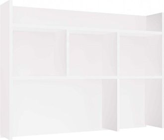 Topeshop Topeshop - kuba - Scaffale alto da ufficio 100 cm - scaffali per ufficio - Bianco