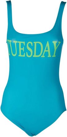 Alberta Ferretti 313C Costume - Dames - Badpakken - Blauw - M - Badmode