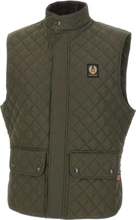 Belstaff Groene Jas - Heren - Bodywarmers - Groen - XL - Katoen - Jassen