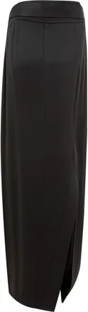 Tom Ford Womens Black Acetate Long Skirt