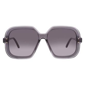 Dior DIORHIGHLIGHT S1I Gradient Smoke Square Ladies Sunglasses CD40123I 20B 57