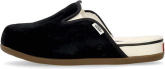 Vans Zwart/Marshmallow Su&egrave;de Slip-On Muiltje - Heren - Slip ons - Zwart - 39 EU - Su&egrave;de - Schoenen