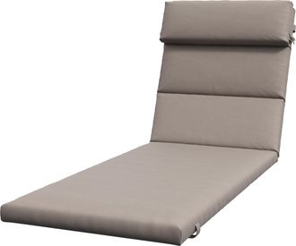OUTSUNNY Cuscino Per Lettino Prendisole In Tessuto Con Lacci Grigio Scuro