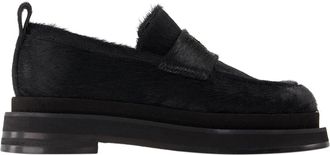 Simone Rocha Heart Toe Loafers - Simone Rocha - Leather - Black