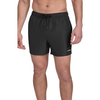 Calvin Klein Core Swim Trunks in Black at Nordstrom Rack, Size Medium