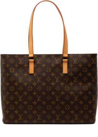 Louis Vuitton Monogram Brown Pvc Leather Shoulder Bag Tote Bag (Pre-Owned)