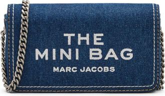 Marc Jacobs The Denim Mini Chain bag - women - Cotton - One Size - Blue