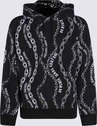 Versace Jeans Couture Black Cotton Sweatshirt